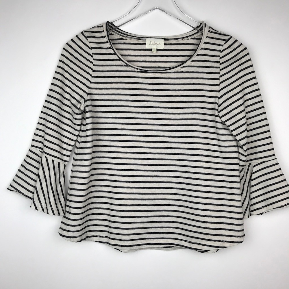 Anthro Deletta Striped Shirt